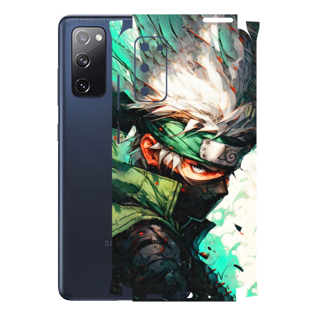 Samsung A/S Series Phone Skins (All Models) - Kakashi Side Profile - 3D Embossed Finish (L-249) Samsung Galaxy S20 FE