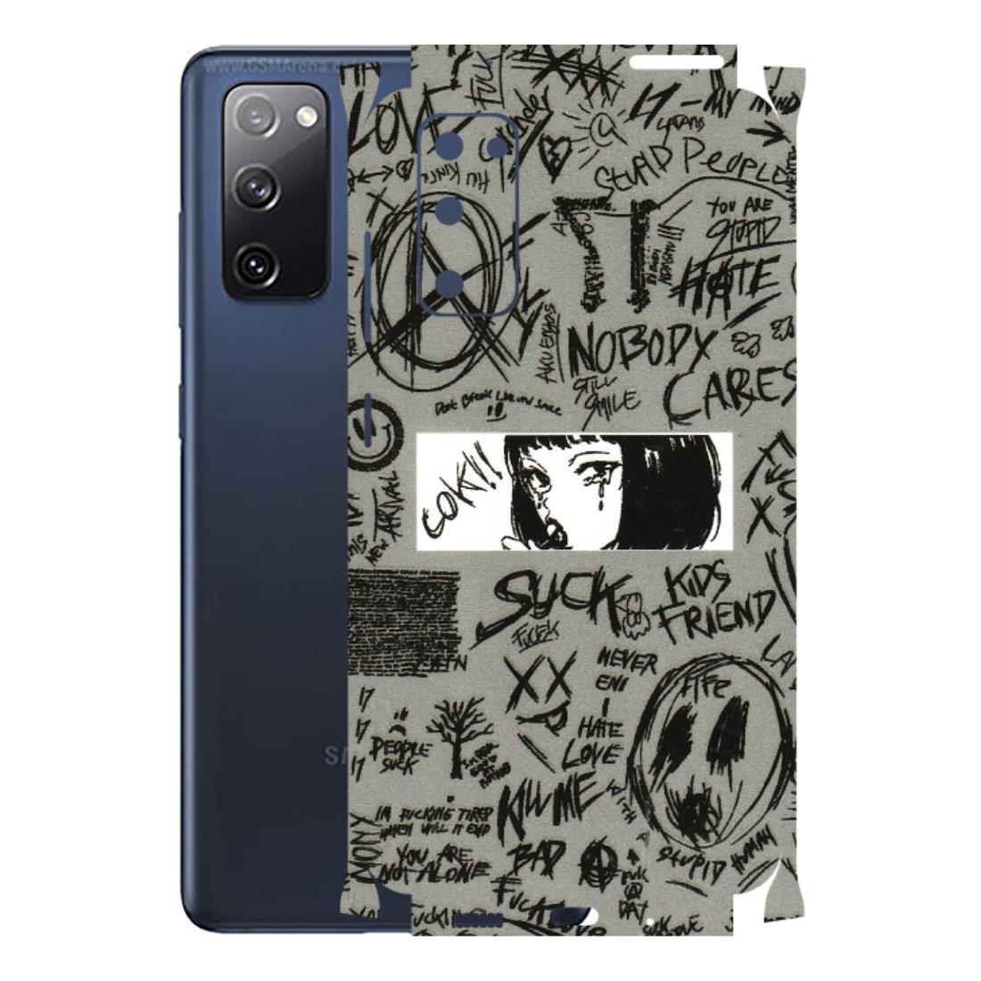Samsung A/S Series Phone Skins (All Models) - Never Have Love Anime - 3D Embossed Finish (L-260) Samsung Galaxy S20 FE