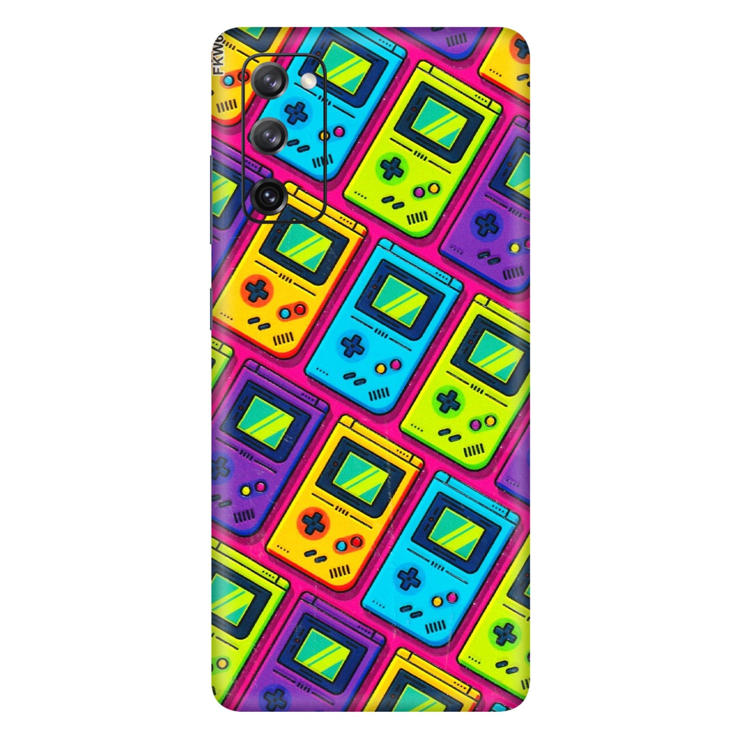 Samsung A/S Series Phone Skins (All Models) - Gameboy Colourful - 3D Embossed Finish (L-266) Samsung Galaxy S20 FE