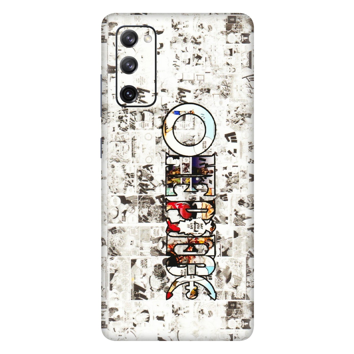 Samsung A/S Series Phone Skins (All Models) - One Piece Manga - 3D Embossed Finish (L-26) Samsung Galaxy S20 FE
