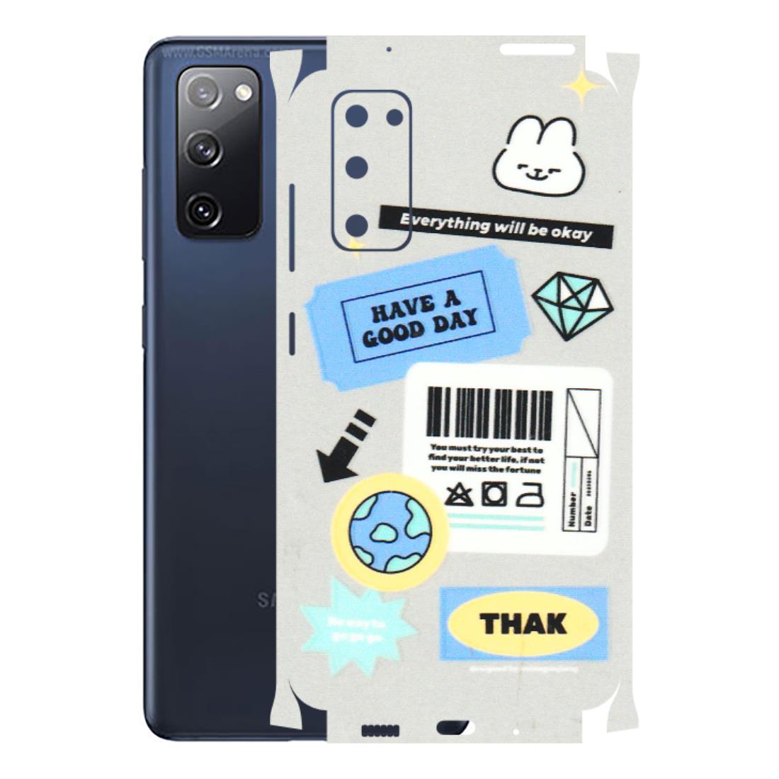 Samsung A/S Series Phone Skins (All Models) - Will Be Okay Design - 3D Embossed Finish (L-316) Samsung Galaxy S20 FE