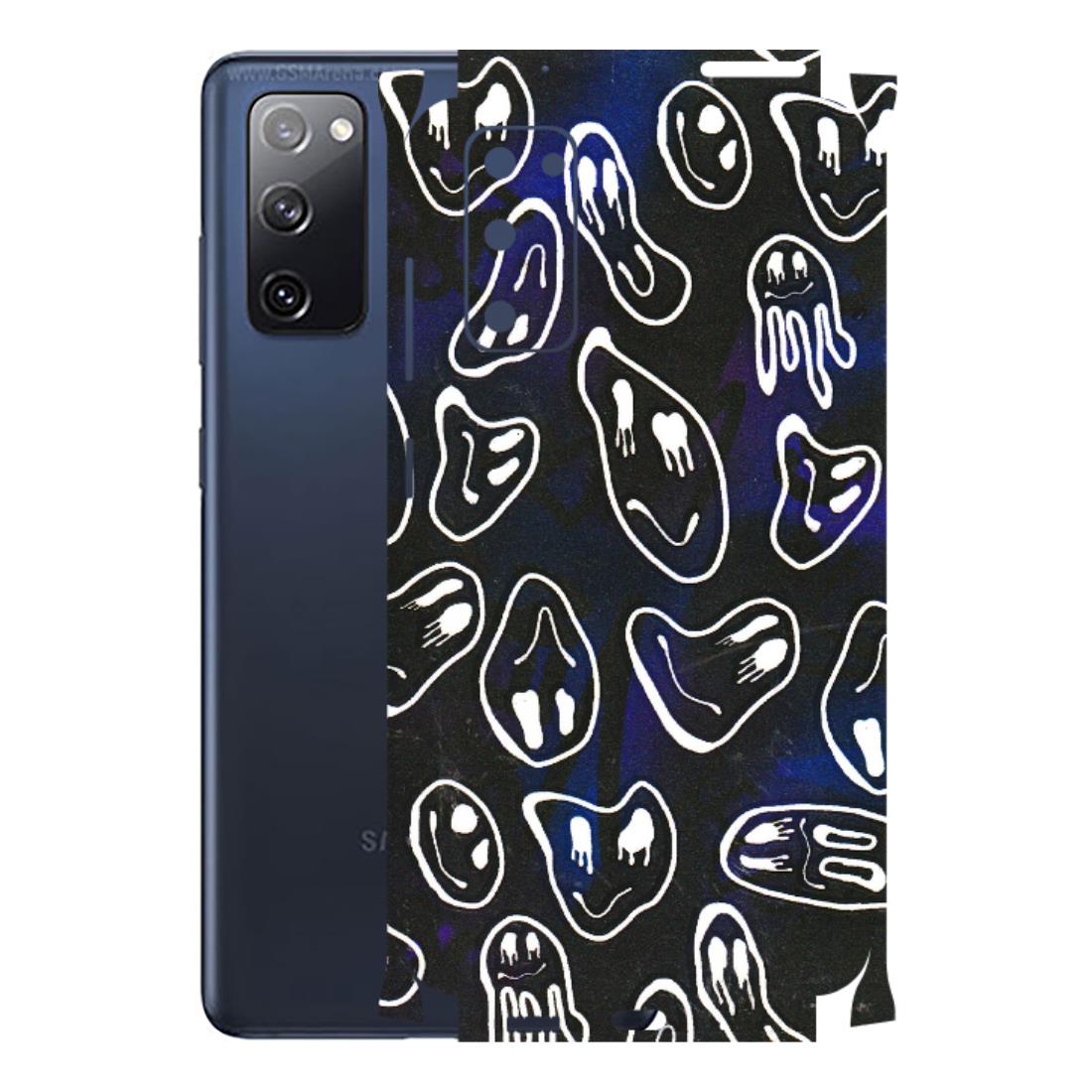 Samsung A/S Series Phone Skins (All Models) - Distorted Smileys - 3D Embossed Finish (L-92) Samsung Galaxy S20 FE