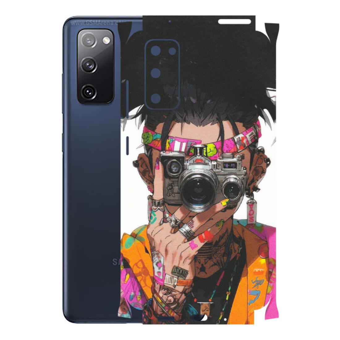 Samsung A/S Series Phone Skins (All Models) - Camera Lover Girl - Matte Finish (M-09) Samsung Galaxy S20 FE