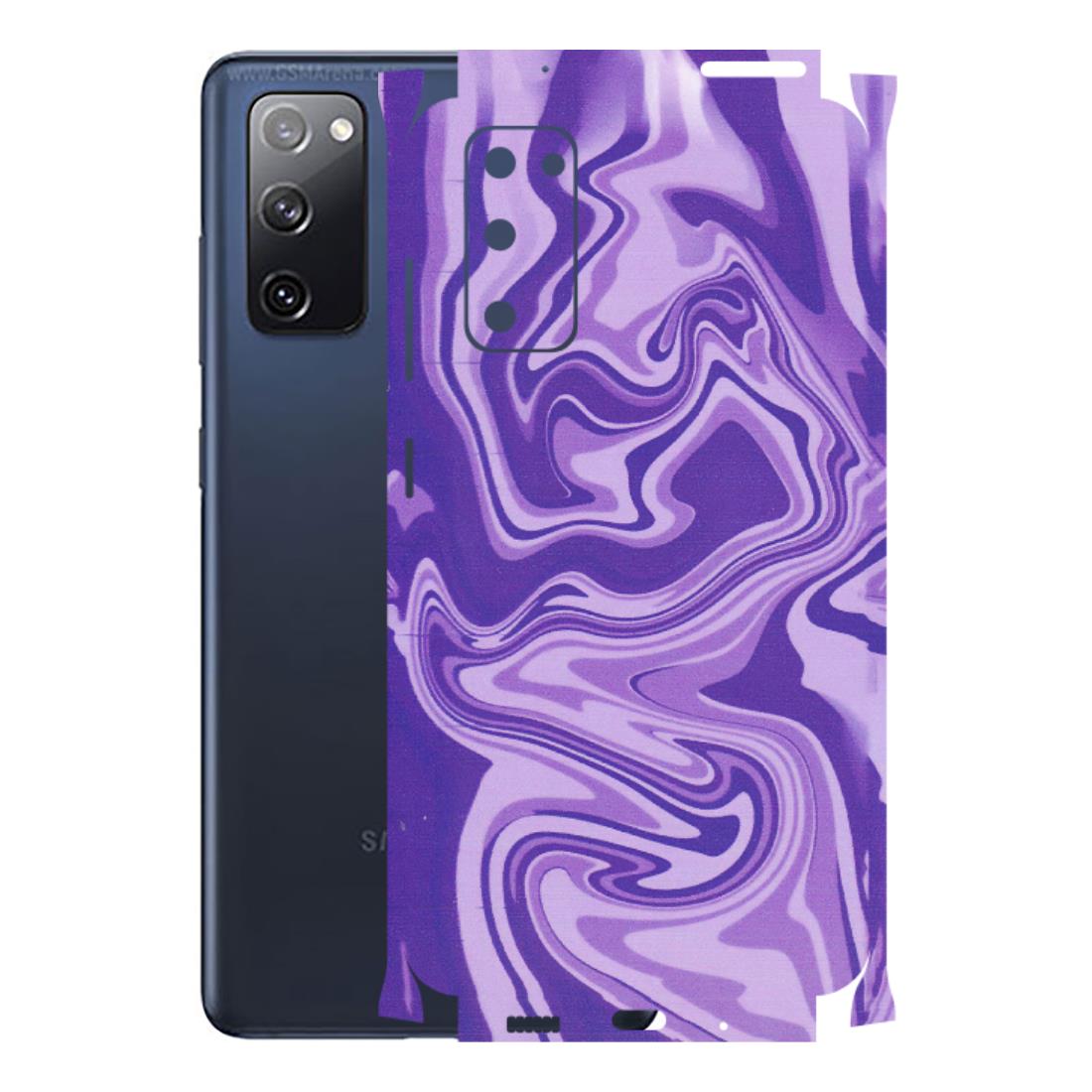 Samsung A/S Series Phone Skins (All Models) - Hazy Purple Nights - Matte Finish (M-14) Samsung Galaxy S20 FE