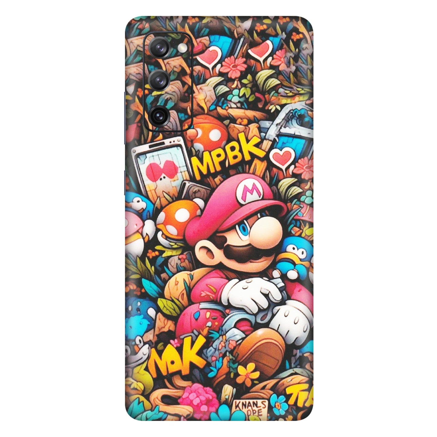 Samsung A/S Series Phone Skins (All Models) - Super Mario Bros Artistic - Matte Finish (M-173) Samsung Galaxy S20 FE