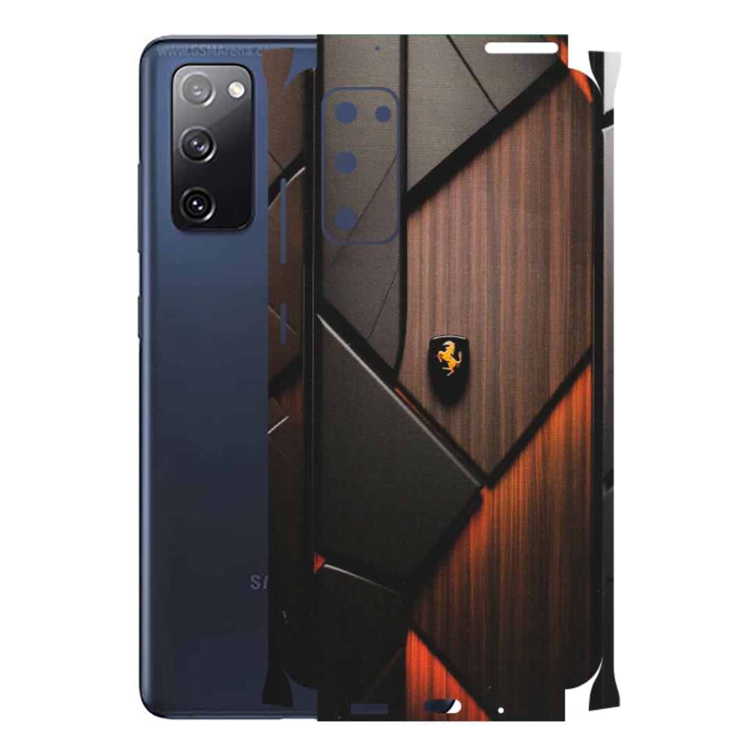 Samsung A/S Series Phone Skins (All Models) - Lambo Beauty Wood Pattern Sober - Matte Finish (M-51) Samsung Galaxy S20 FE