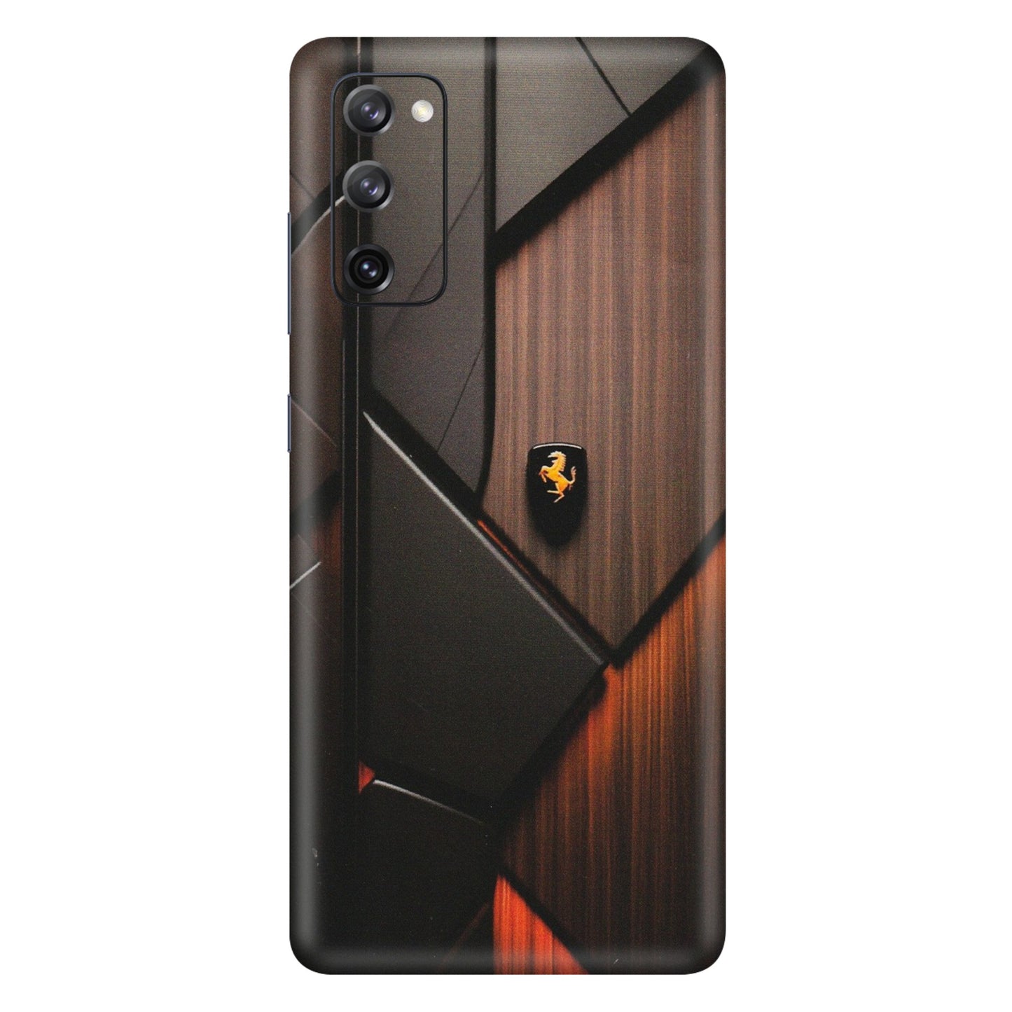Samsung A/S Series Phone Skins (All Models) - Lambo Beauty Wood Pattern Sober - Matte Finish (M-51) Samsung Galaxy S20 FE