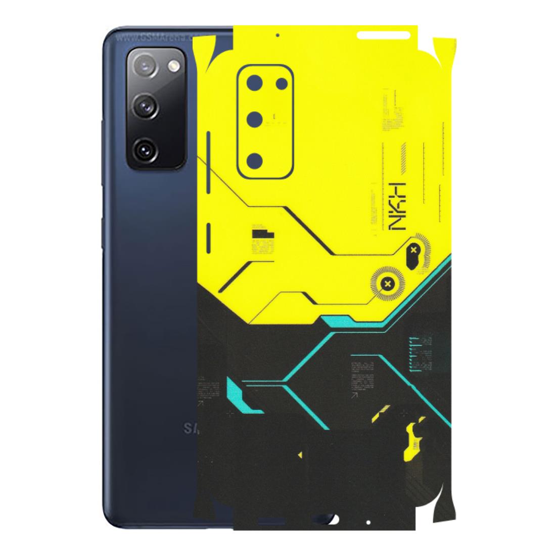 Samsung A/S Series Phone Skins (All Models) - Black Yellow Technica - Matte Finish (M-53) Samsung Galaxy S20 FE