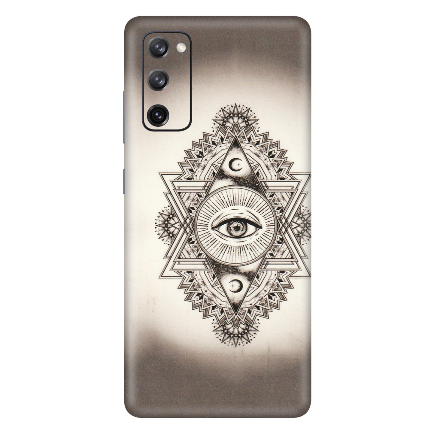 Samsung A/S Series Phone Skins (All Models) - Illuminati Great Eye - Transparent Finish (T-14) Samsung Galaxy S20 FE