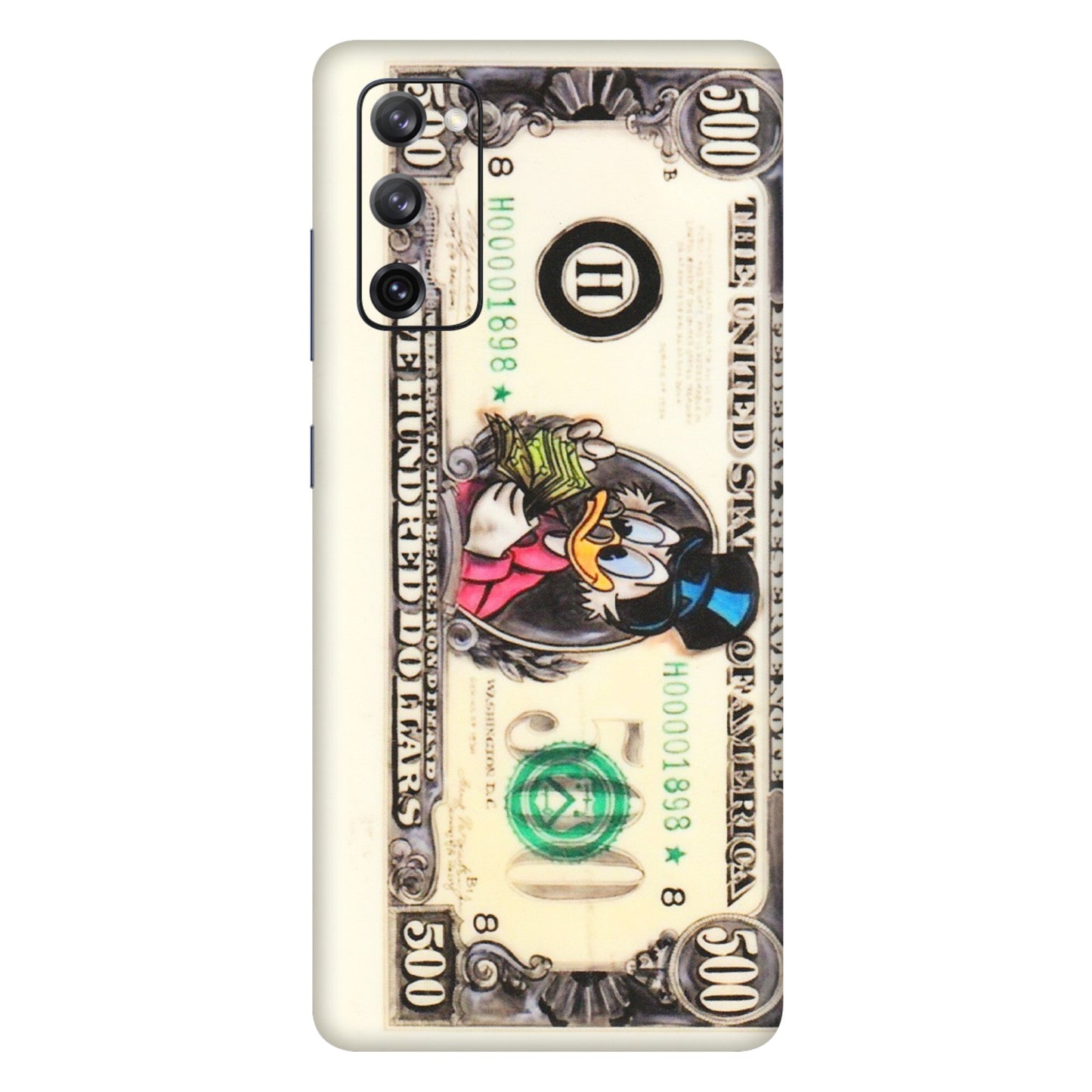 Samsung A/S Series Phone Skins (All Models) - Five Hundred Dollar Duck - Transparent Finish (T-15) Samsung Galaxy S20 FE
