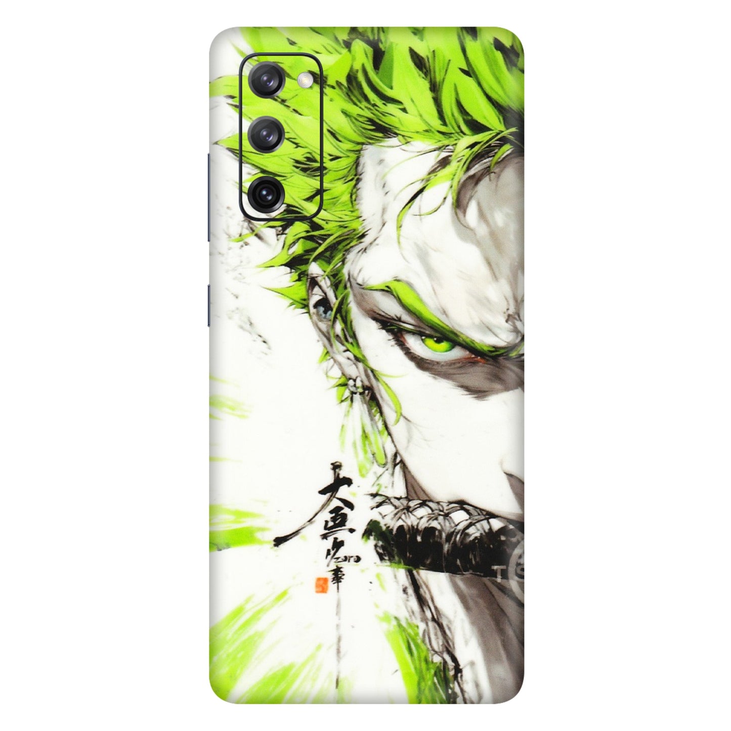 Samsung A/S Series Phone Skins (All Models) - Roro Taku Anime - Transparent Finish (T-18) Samsung Galaxy S20 FE