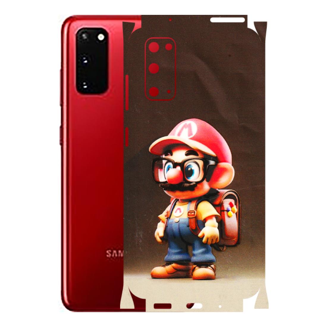 Samsung A/S Series Phone Skins (All Models) - Little Mario - 3D Embossed Finish (L-119) Samsung Galaxy S20