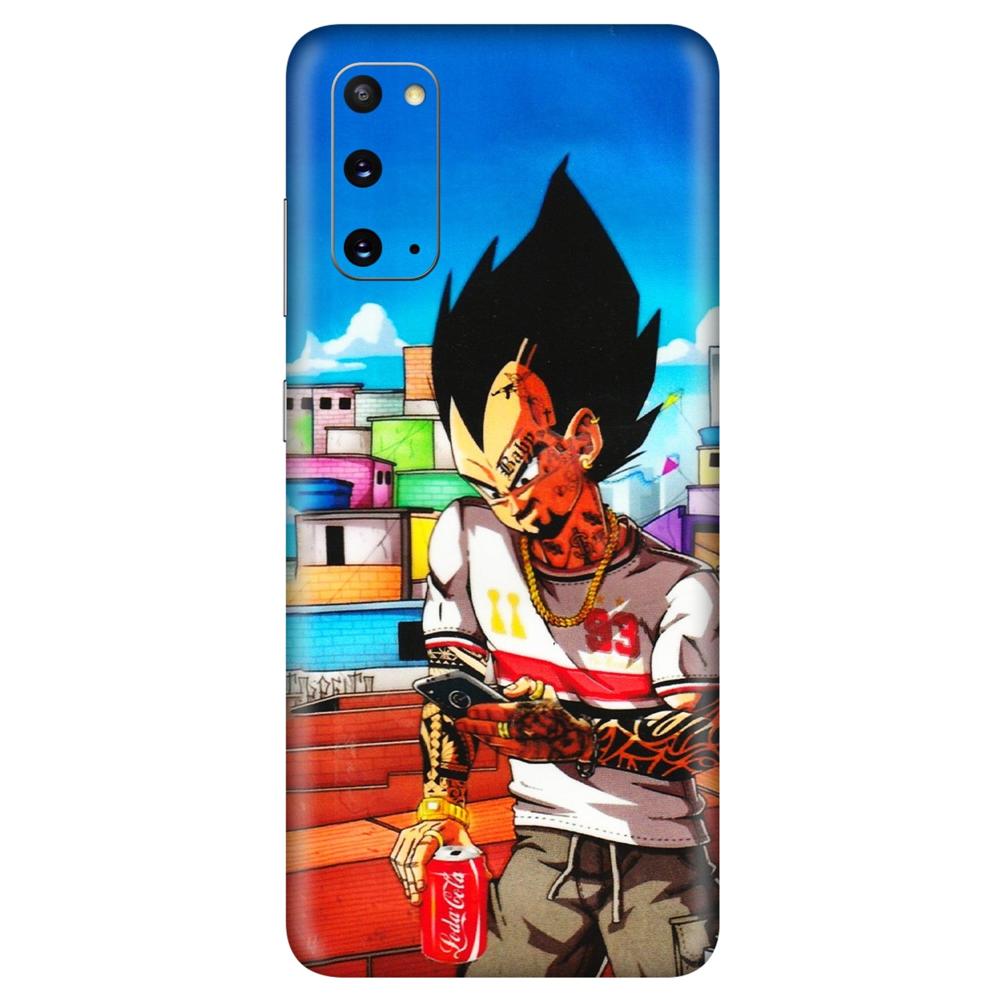 Samsung A/S Series Phone Skins (All Models) - Vegeta - 3D Embossed Finish (L-136) Samsung Galaxy S20