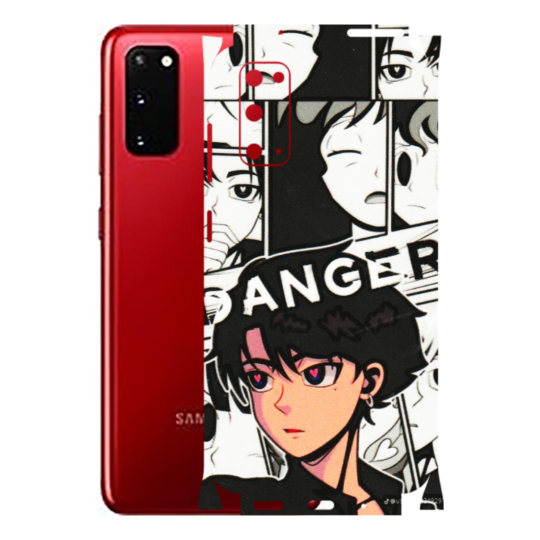 Samsung A/S Series Phone Skins (All Models) - Danger Anime - 3D Embossed Finish (L-155) Samsung Galaxy S20