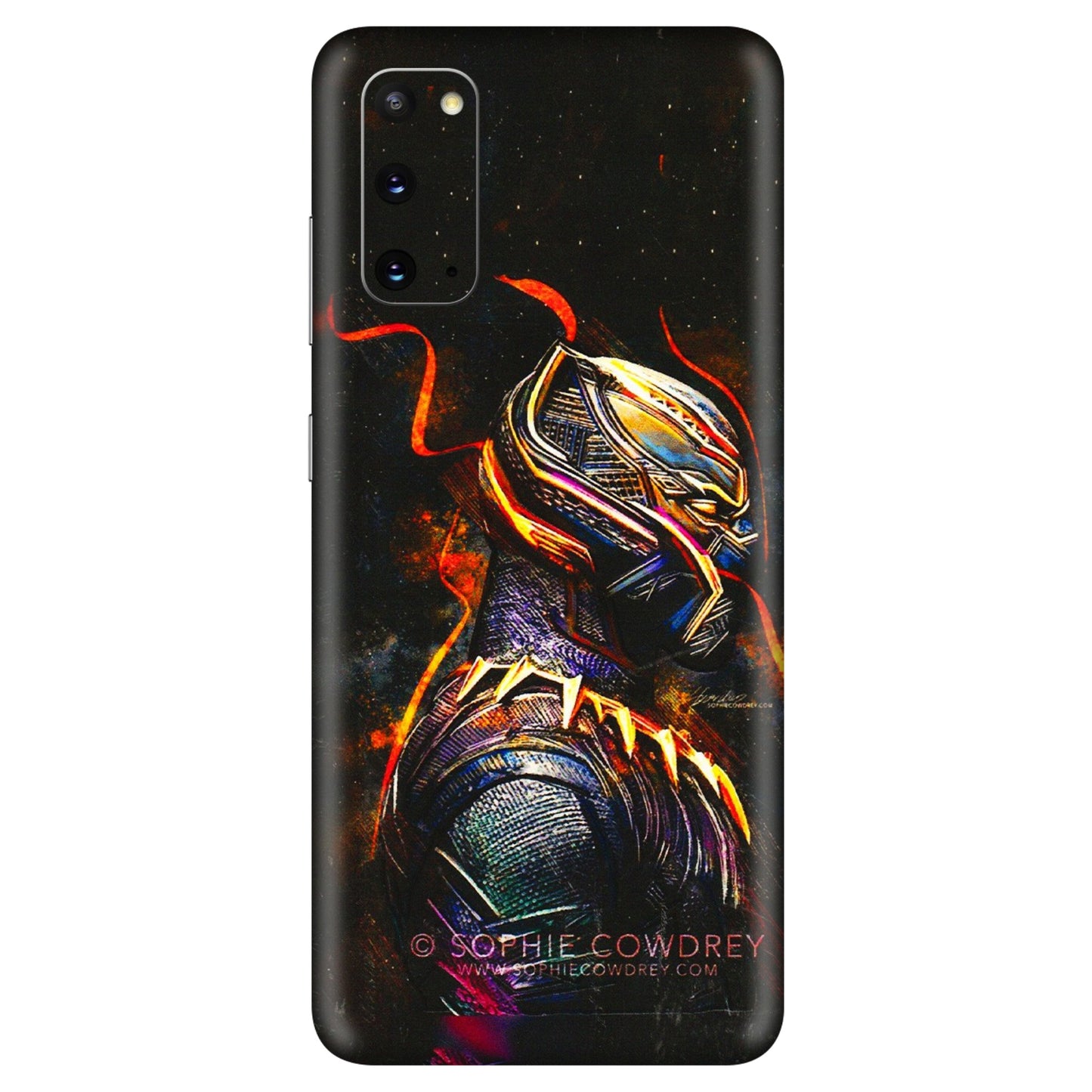 Samsung A/S Series Phone Skins (All Models) - Black Panther - 3D Embossed Finish (L-190) Samsung Galaxy S20