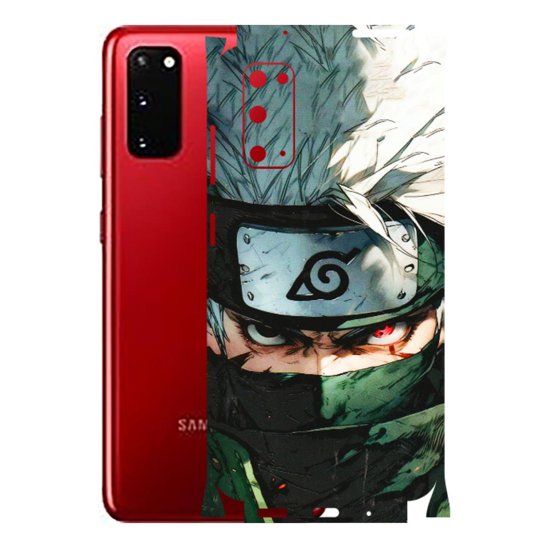 Samsung A/S Series Phone Skins (All Models) - Kakashi Red Eye Focus - 3D Embossed Finish (L-227) Samsung Galaxy S20