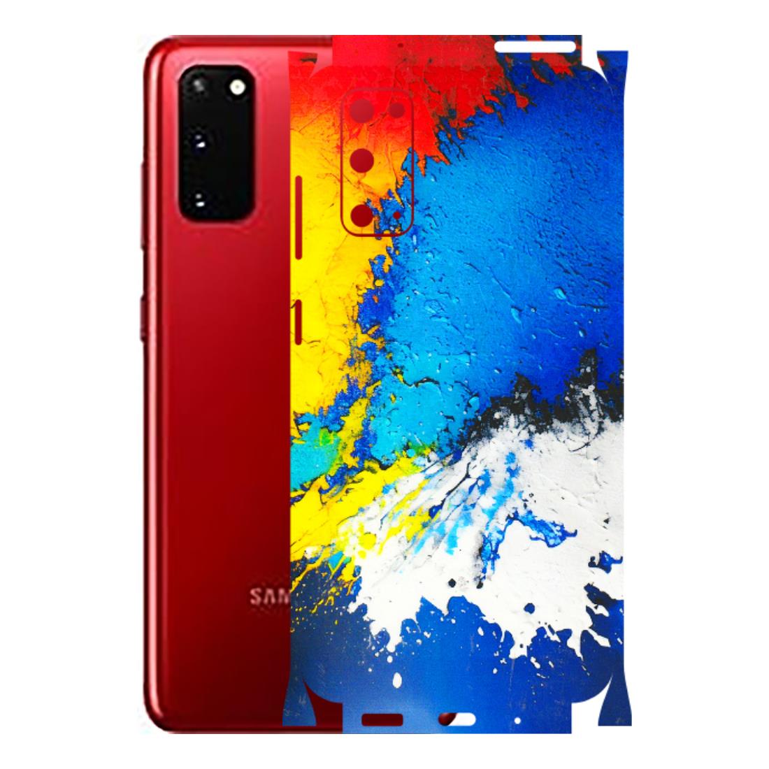 Samsung A/S Series Phone Skins (All Models) - Acrylic Paint Spill - 3D Embossed Finish (L-229) Samsung Galaxy S20