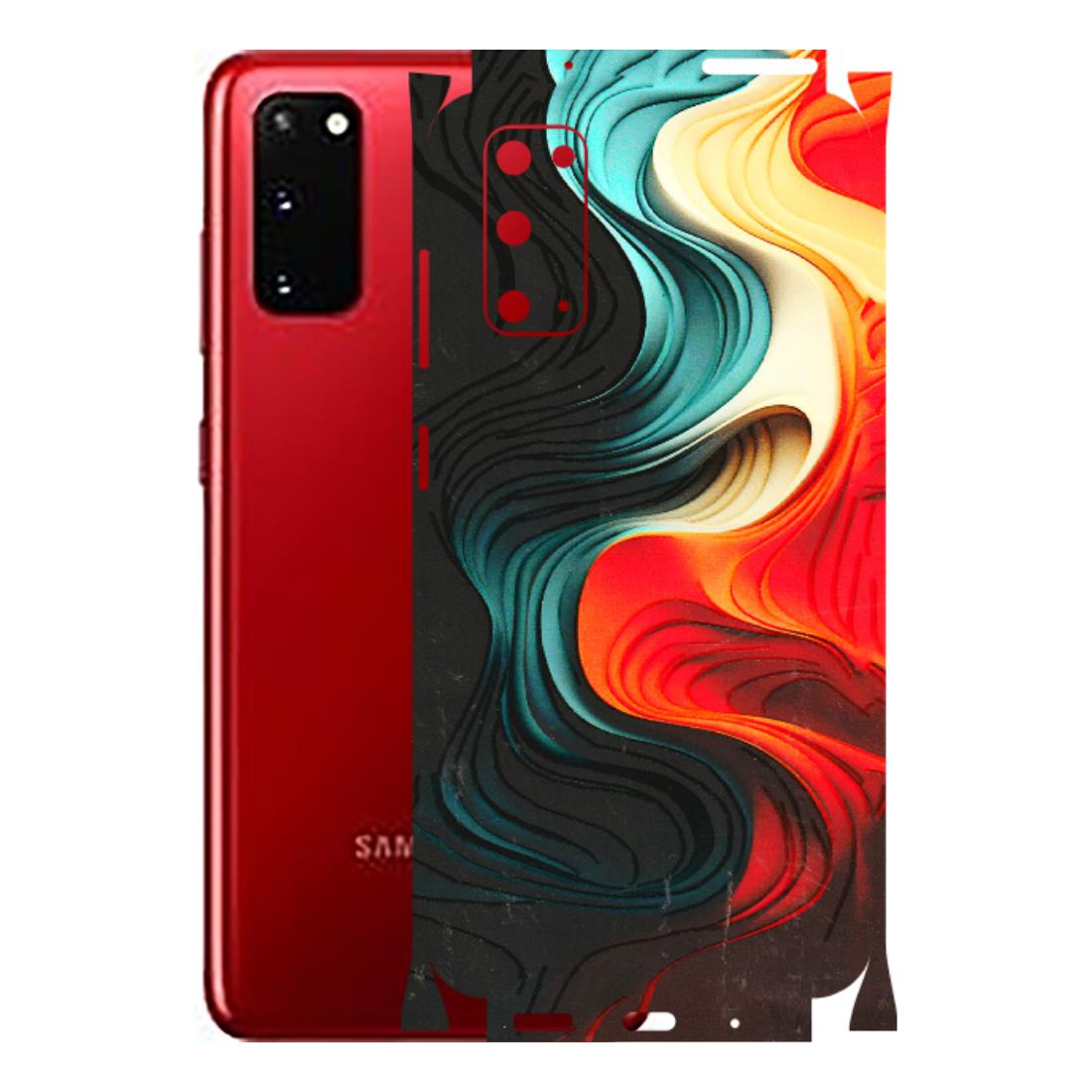 Samsung A/S Series Phone Skins (All Models) - The Silky Swirl - 3D Embossed Finish (L-240) Samsung Galaxy S20