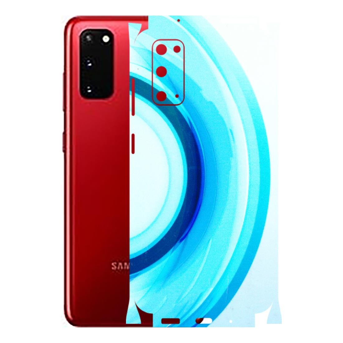 Samsung A/S Series Phone Skins (All Models) - The Blue Curve - 3D Embossed Finish (L-244) Samsung Galaxy S20