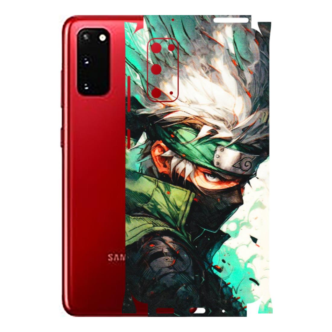 Samsung A/S Series Phone Skins (All Models) - Kakashi Side Profile - 3D Embossed Finish (L-249) Samsung Galaxy S20