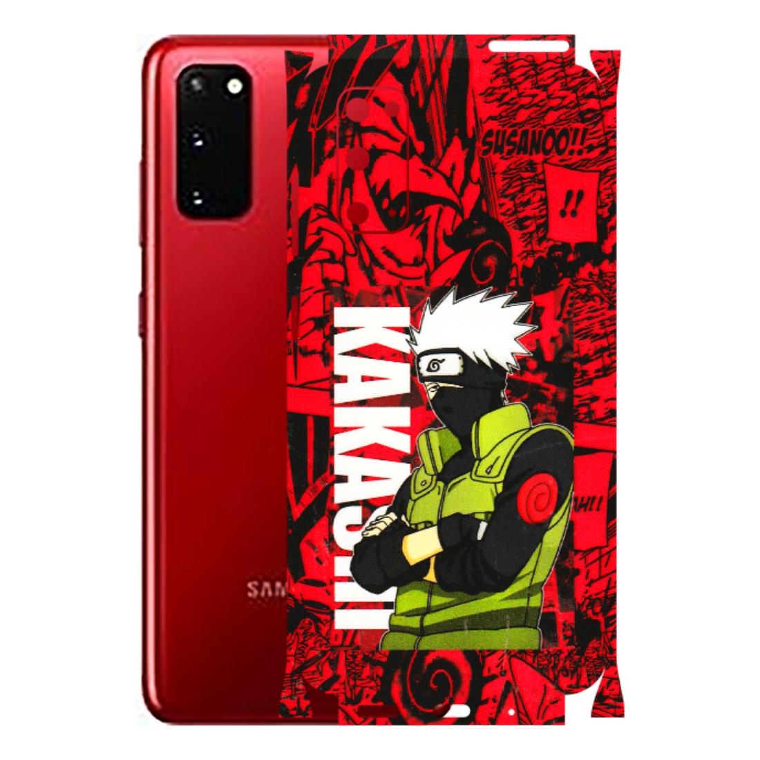 Samsung A/S Series Phone Skins (All Models) - Kakashi Red Anime - 3D Embossed Finish (L-251) Samsung Galaxy S20