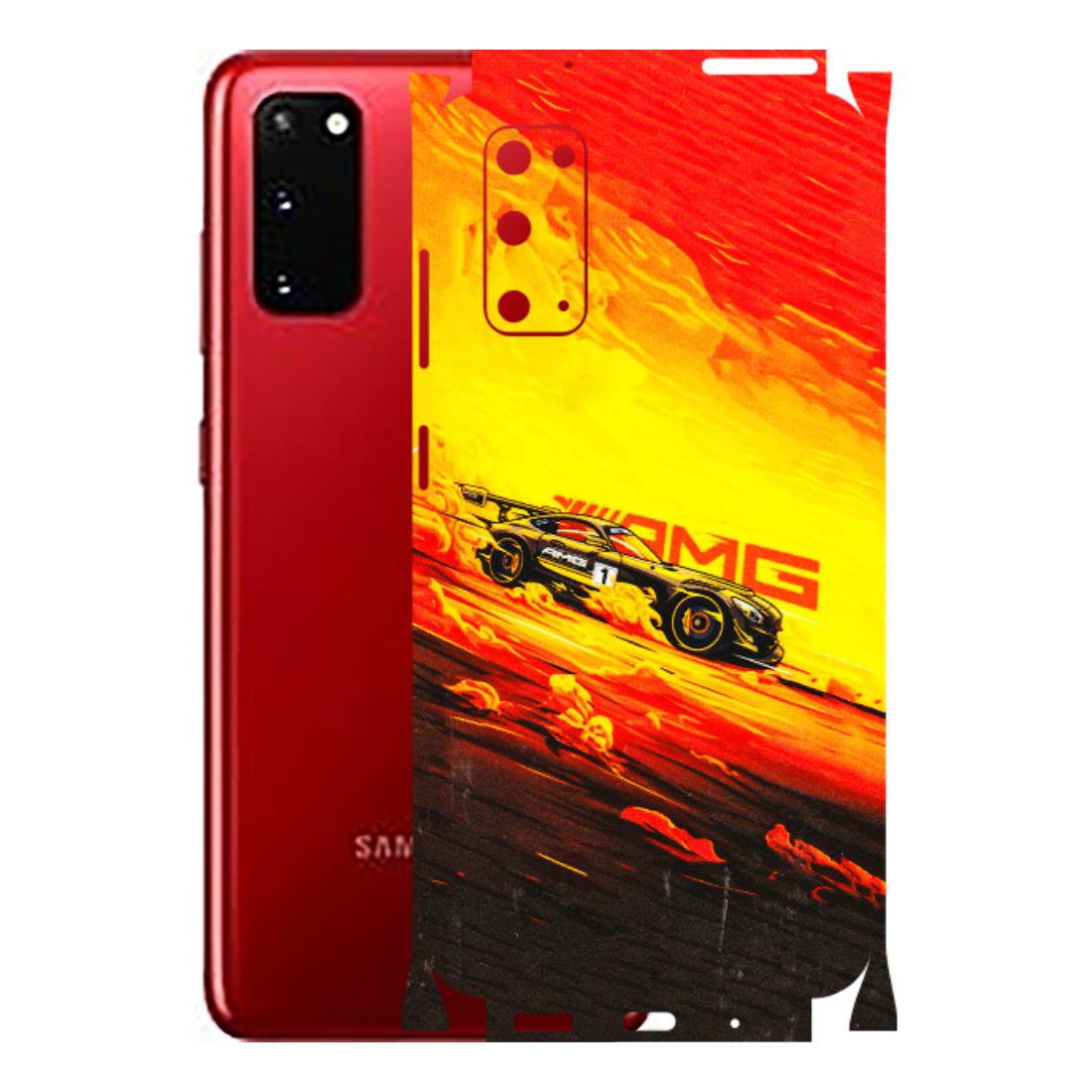 Samsung A/S Series Phone Skins (All Models) - AMG Car Speed Cover - 3D Embossed Finish (L-256) Samsung Galaxy S20