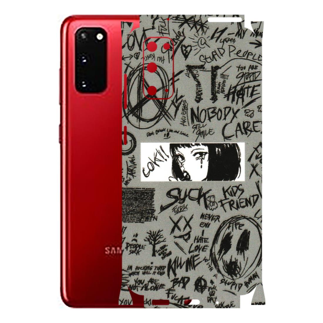 Samsung A/S Series Phone Skins (All Models) - Never Have Love Anime - 3D Embossed Finish (L-260) Samsung Galaxy S20