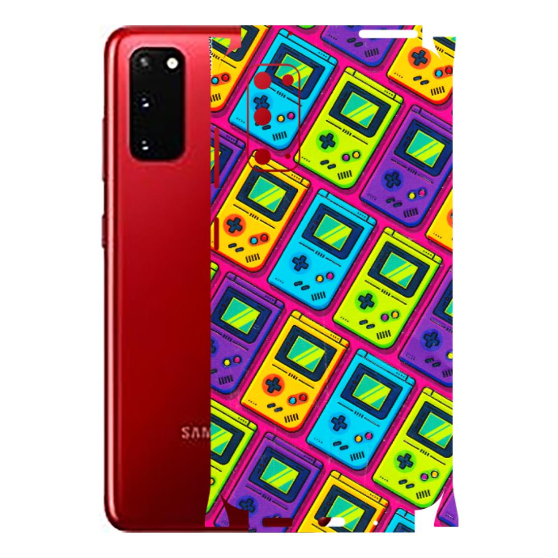 Samsung A/S Series Phone Skins (All Models) - Gameboy Colourful - 3D Embossed Finish (L-266) Samsung Galaxy S20