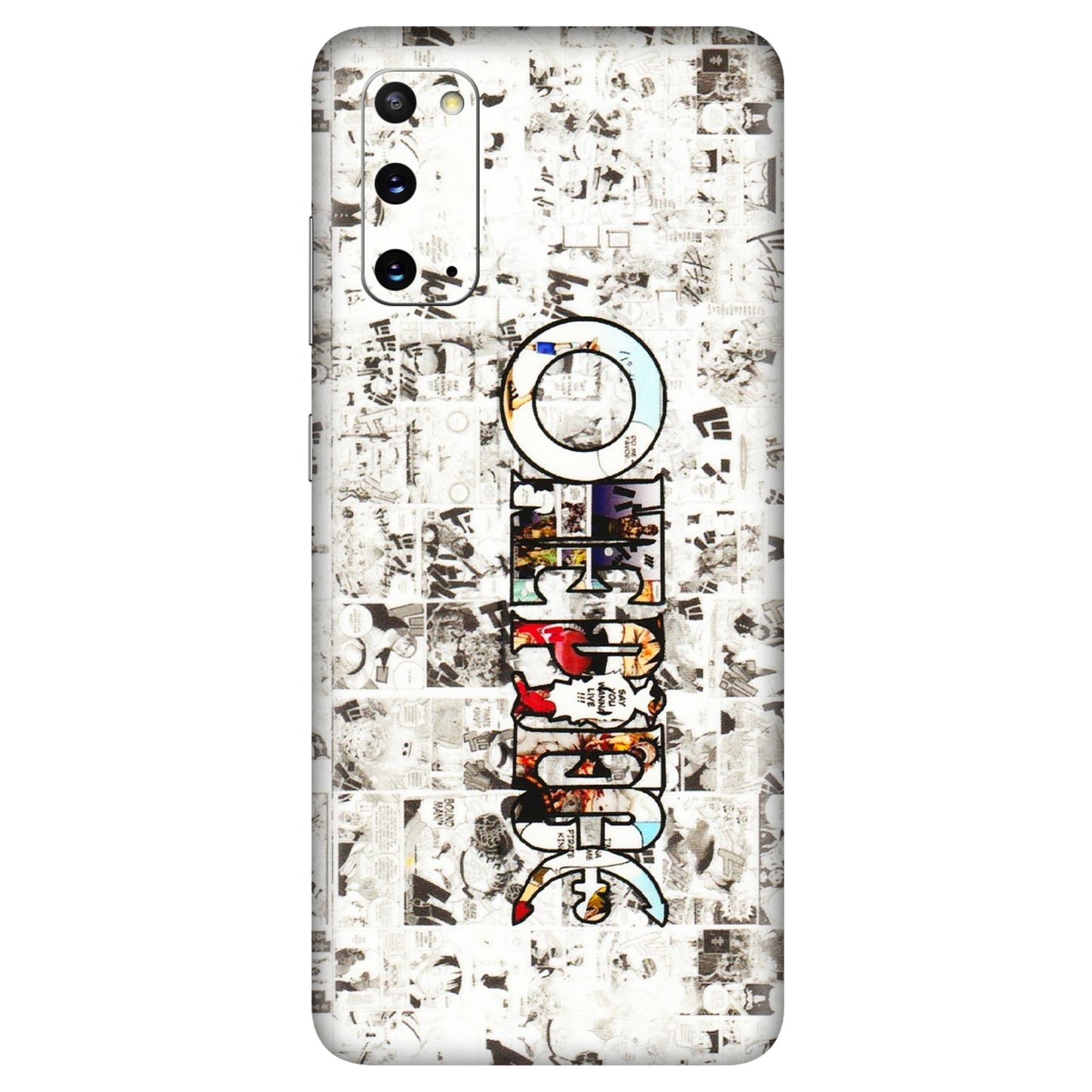 Samsung A/S Series Phone Skins (All Models) - One Piece Manga - 3D Embossed Finish (L-26) Samsung Galaxy S20