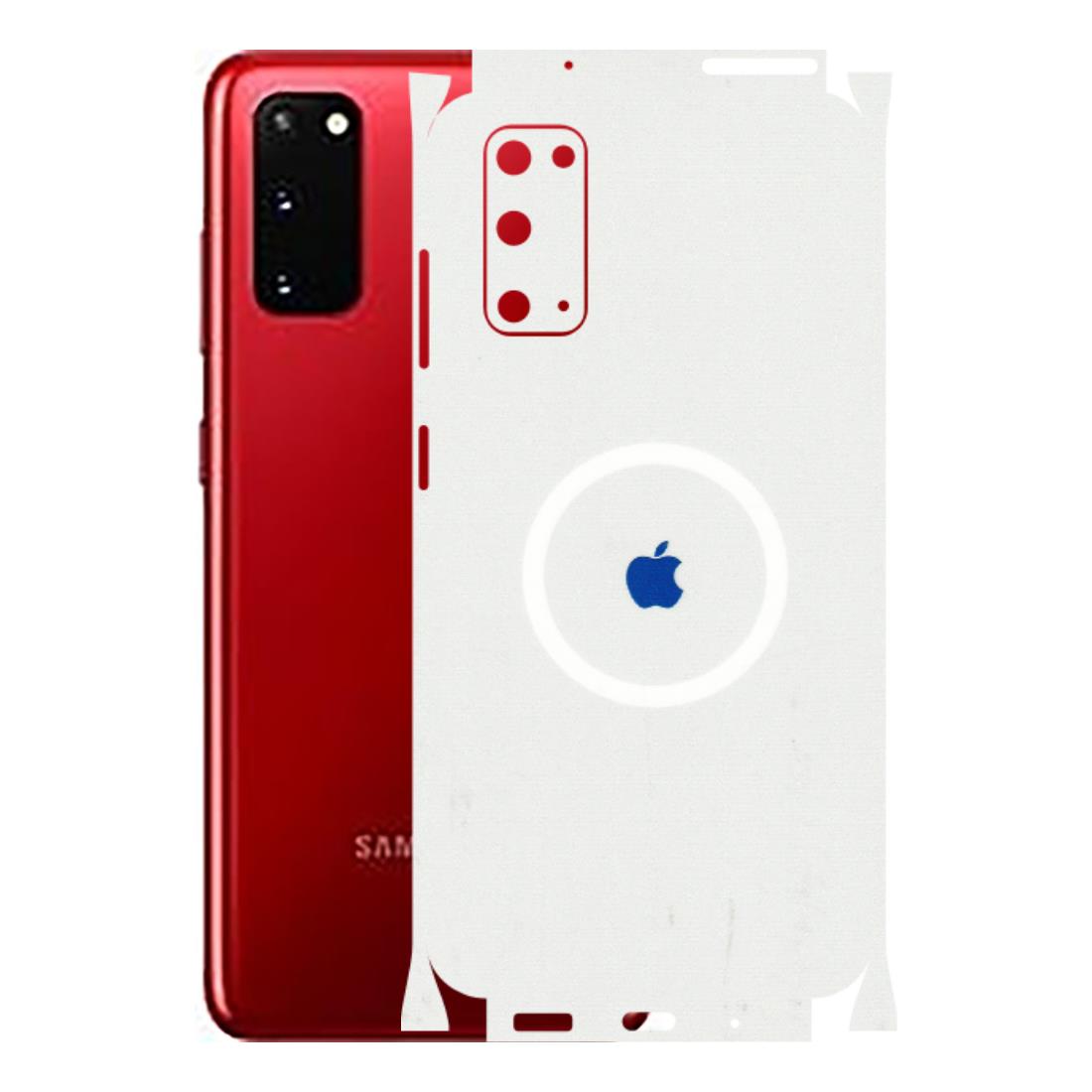 Samsung A/S Series Phone Skins (All Models) - iPhone Magsafe Logo - 3D Embossed Finish (L-320) Samsung Galaxy S20