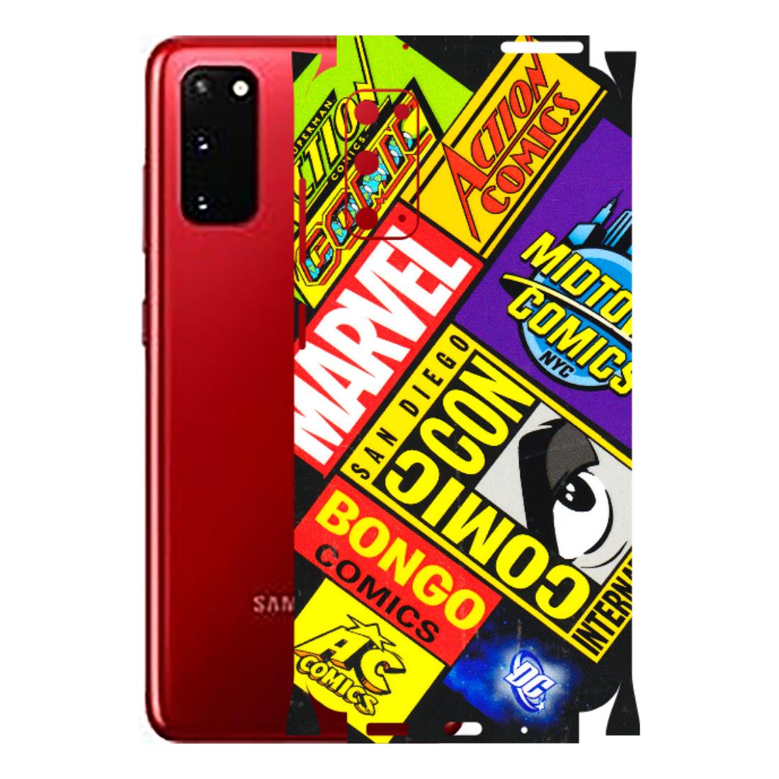 Samsung A/S Series Phone Skins (All Models) - Bongo Comic Con - 3D Embossed Finish (L-325) Samsung Galaxy S20