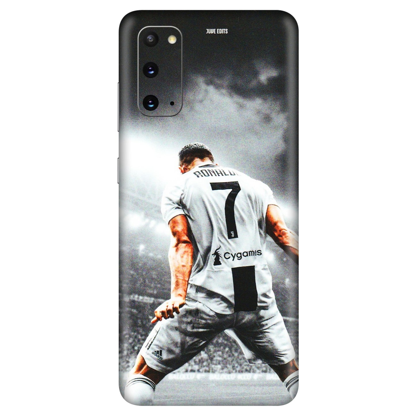Samsung A/S Series Phone Skins (All Models) - Ronaldo CR7 Crazy - 3D Embossed Finish (L-44) Samsung Galaxy S20