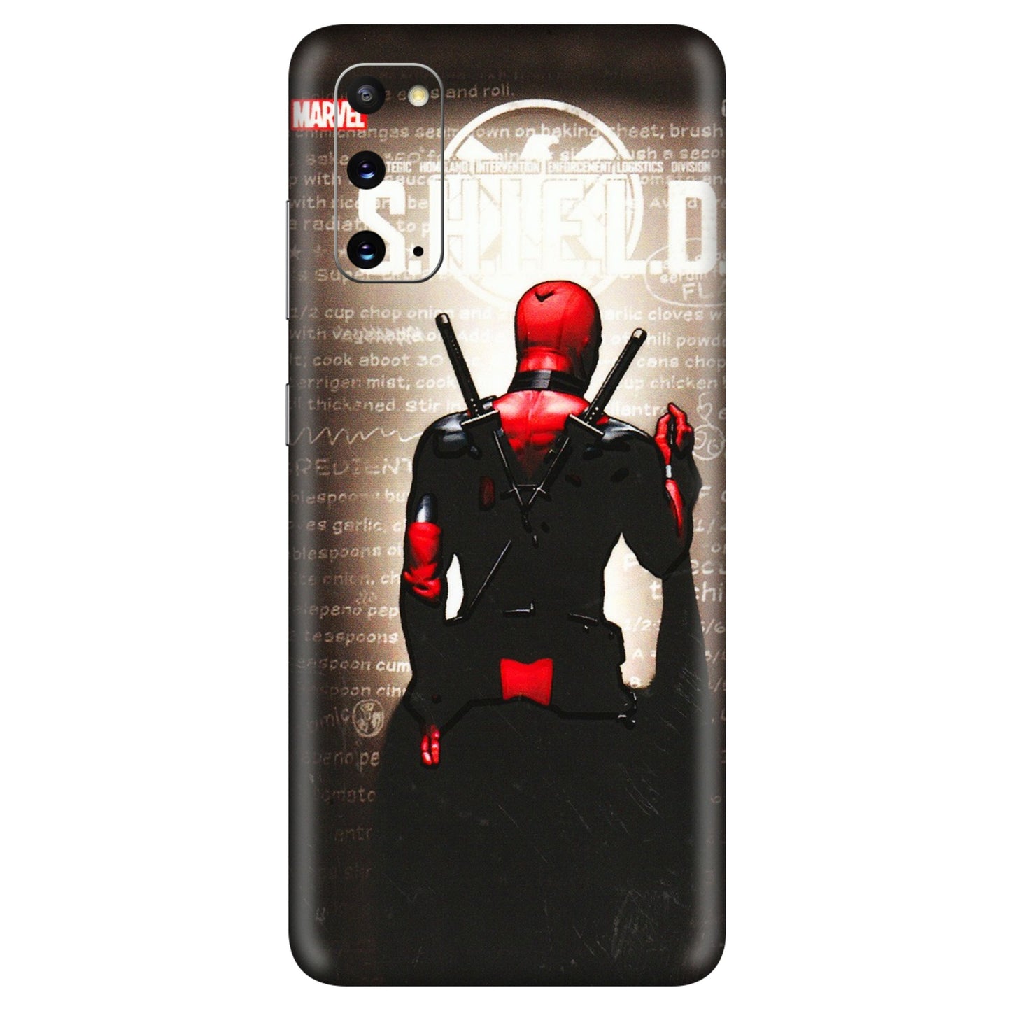 Samsung A/S Series Phone Skins (All Models) - Deadpool - 3D Embossed Finish (L-56) Samsung Galaxy S20