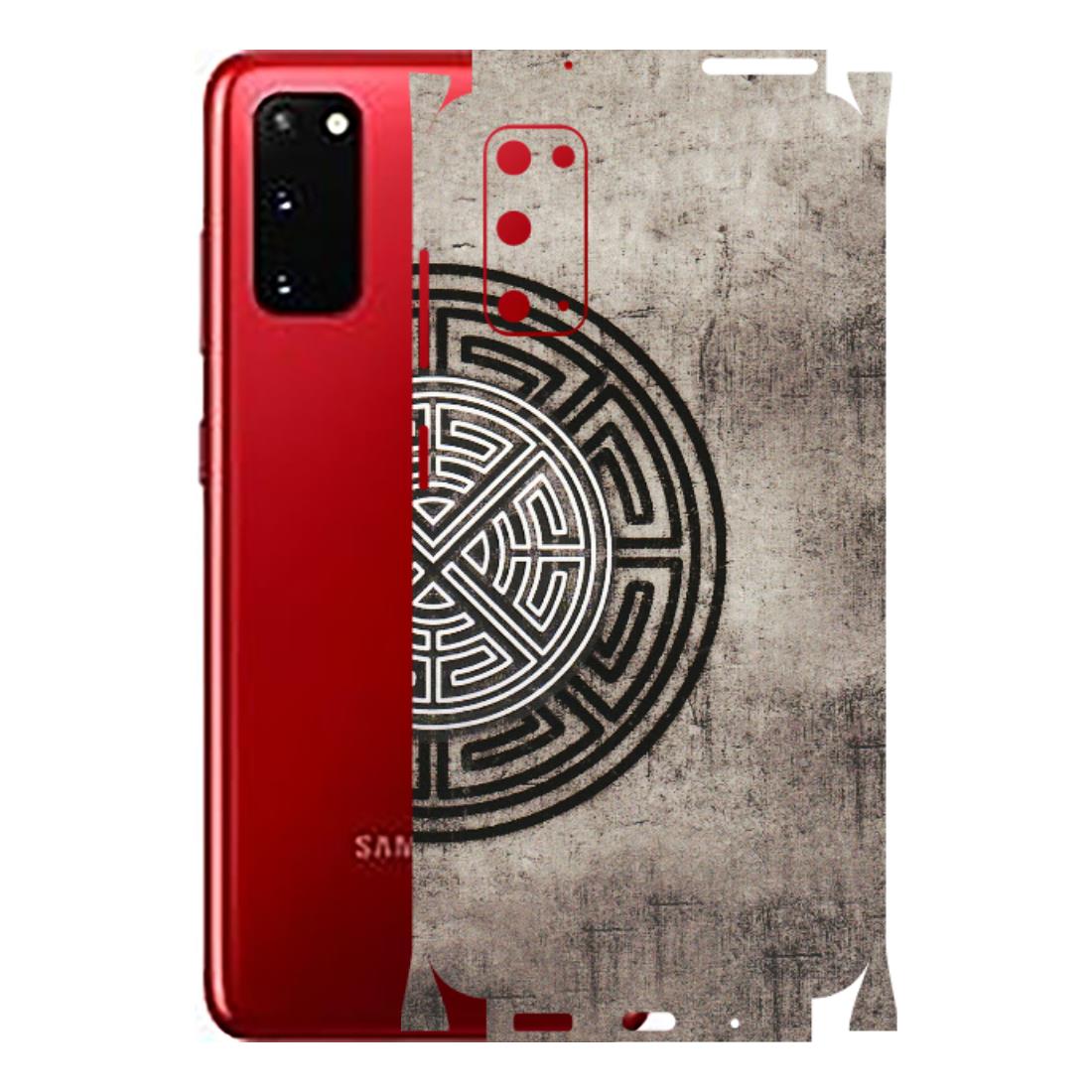 Samsung A/S Series Phone Skins (All Models) - Mysterious Circular Design - 3D Embossed Finish (L-63) Samsung Galaxy S20