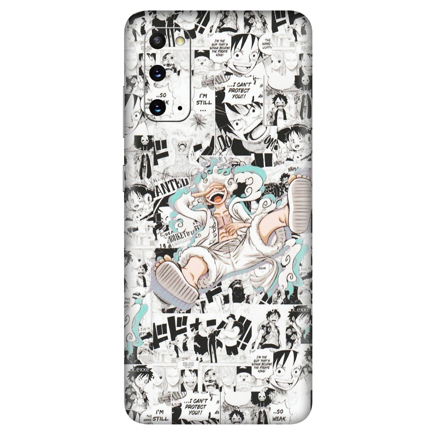 Samsung A/S Series Phone Skins (All Models) - One Piece Comic - Matte Finish (M-168) Samsung Galaxy S20