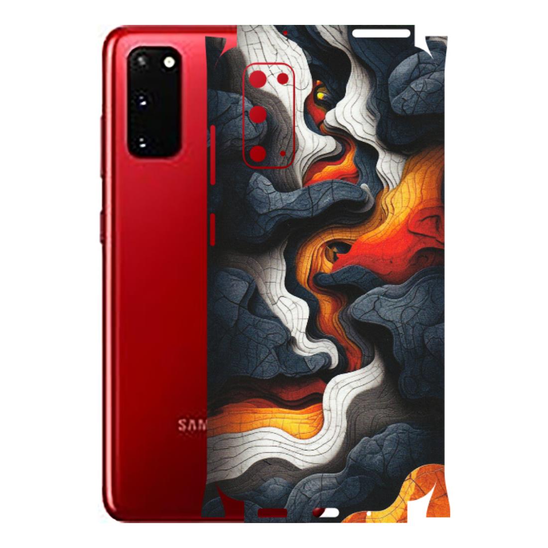Samsung A/S Series Phone Skins (All Models) - Abstract Volcanic Layers - Matte Finish (M-52) Samsung Galaxy S20