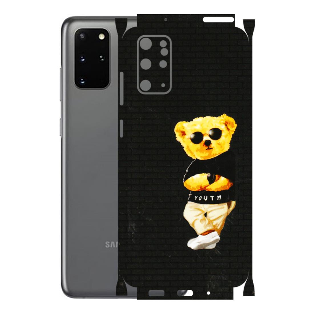Samsung A/S Series Phone Skins (All Models) - Classy Teddy Bear - 3D Embossed Finish (L-116) Samsung Galaxy S20 Plus
