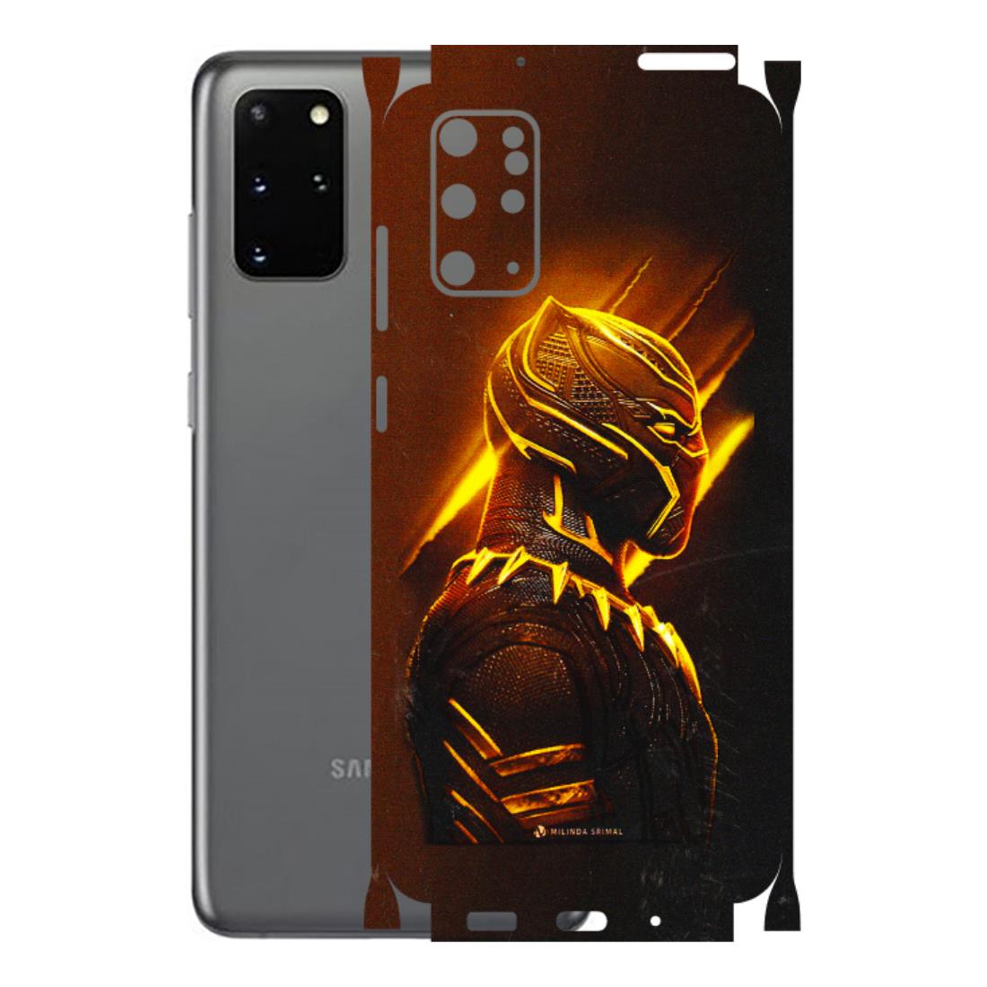 Samsung A/S Series Phone Skins (All Models) - Gold Black Panther - 3D Embossed Finish (L-181) Samsung Galaxy S20 Plus