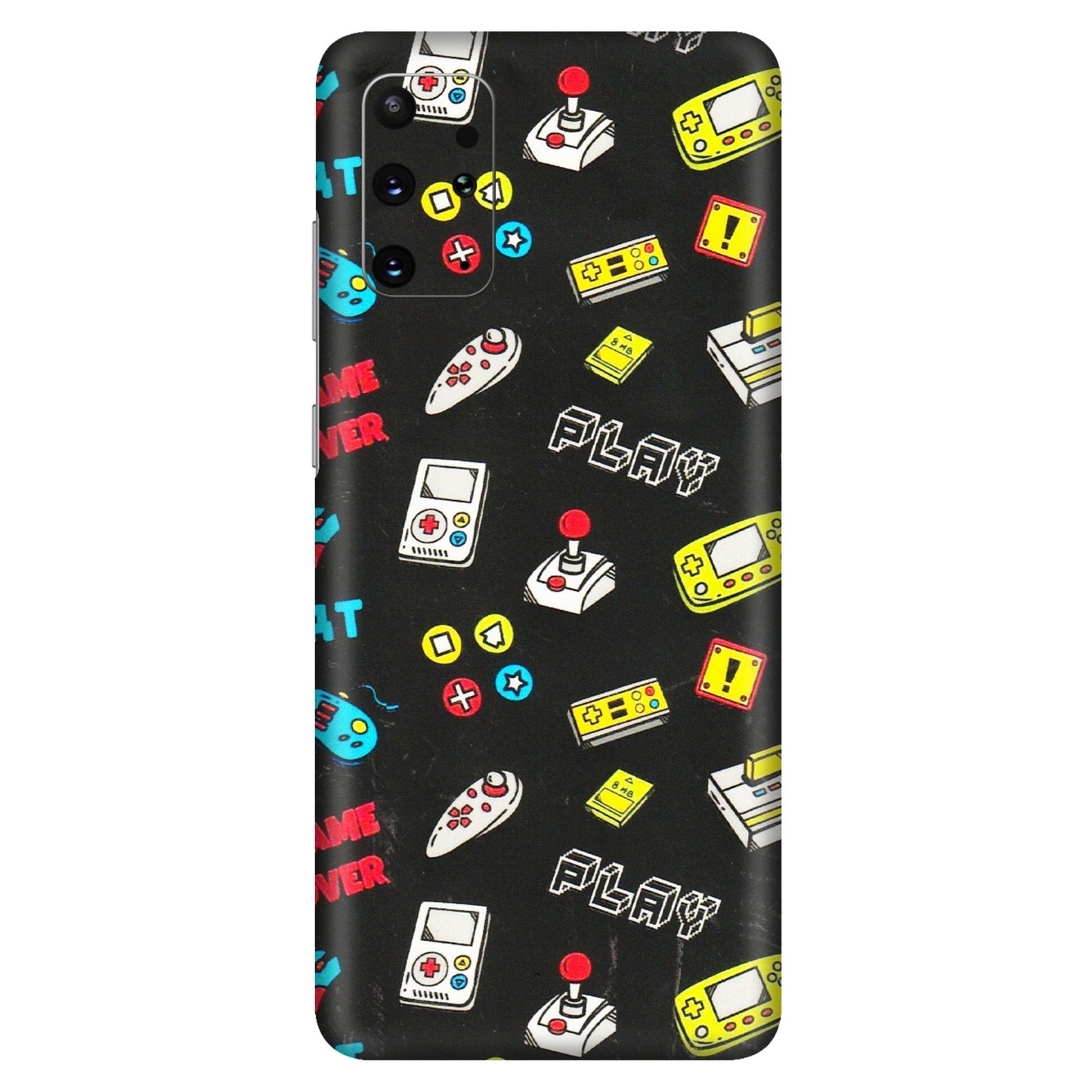 Samsung A/S Series Phone Skins (All Models) - Gaming Doodles - 3D Embossed Finish (L-224) Samsung Galaxy S20 Plus