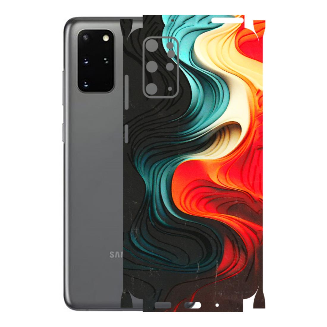 Samsung A/S Series Phone Skins (All Models) - The Silky Swirl - 3D Embossed Finish (L-240) Samsung Galaxy S20 Plus