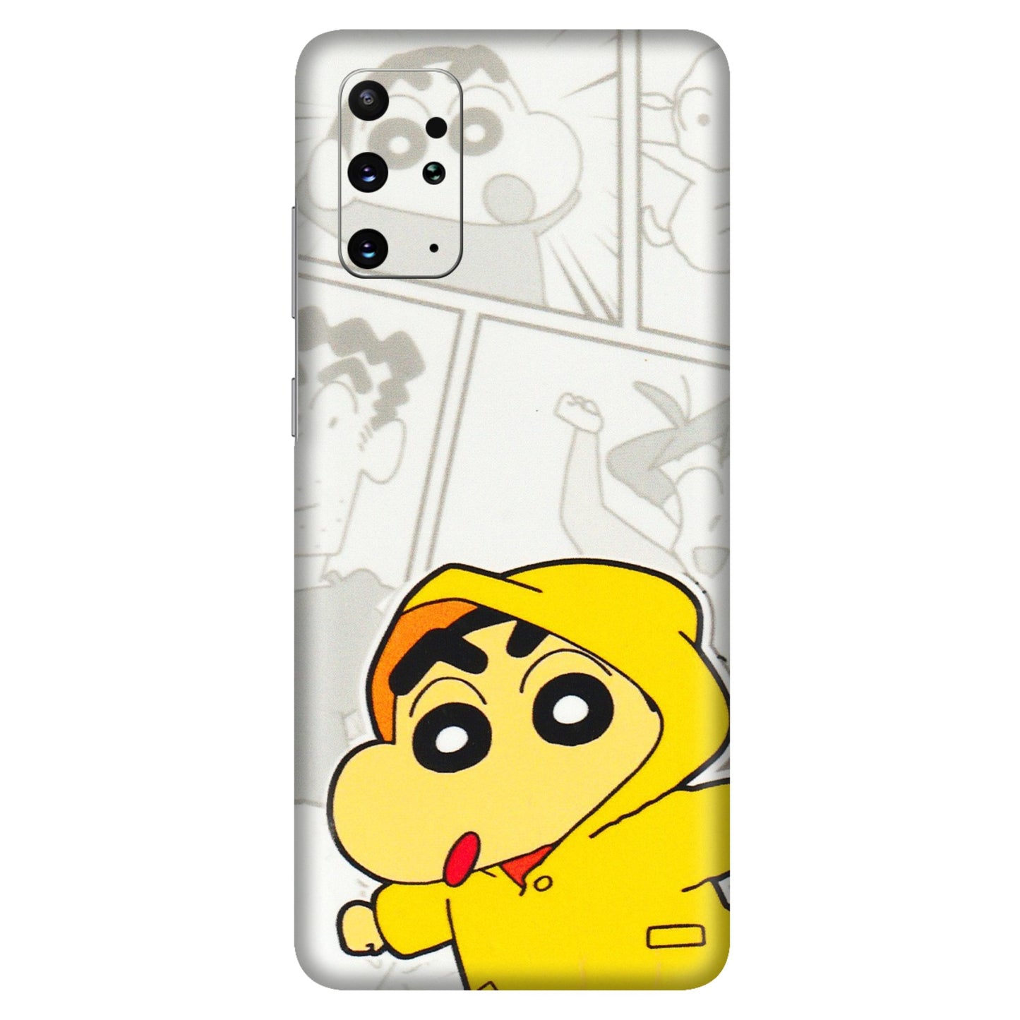 Samsung A/S Series Phone Skins (All Models) - Yellow Shinchan Comic - 3D Embossed Finish (L-246) Samsung Galaxy S20 Plus