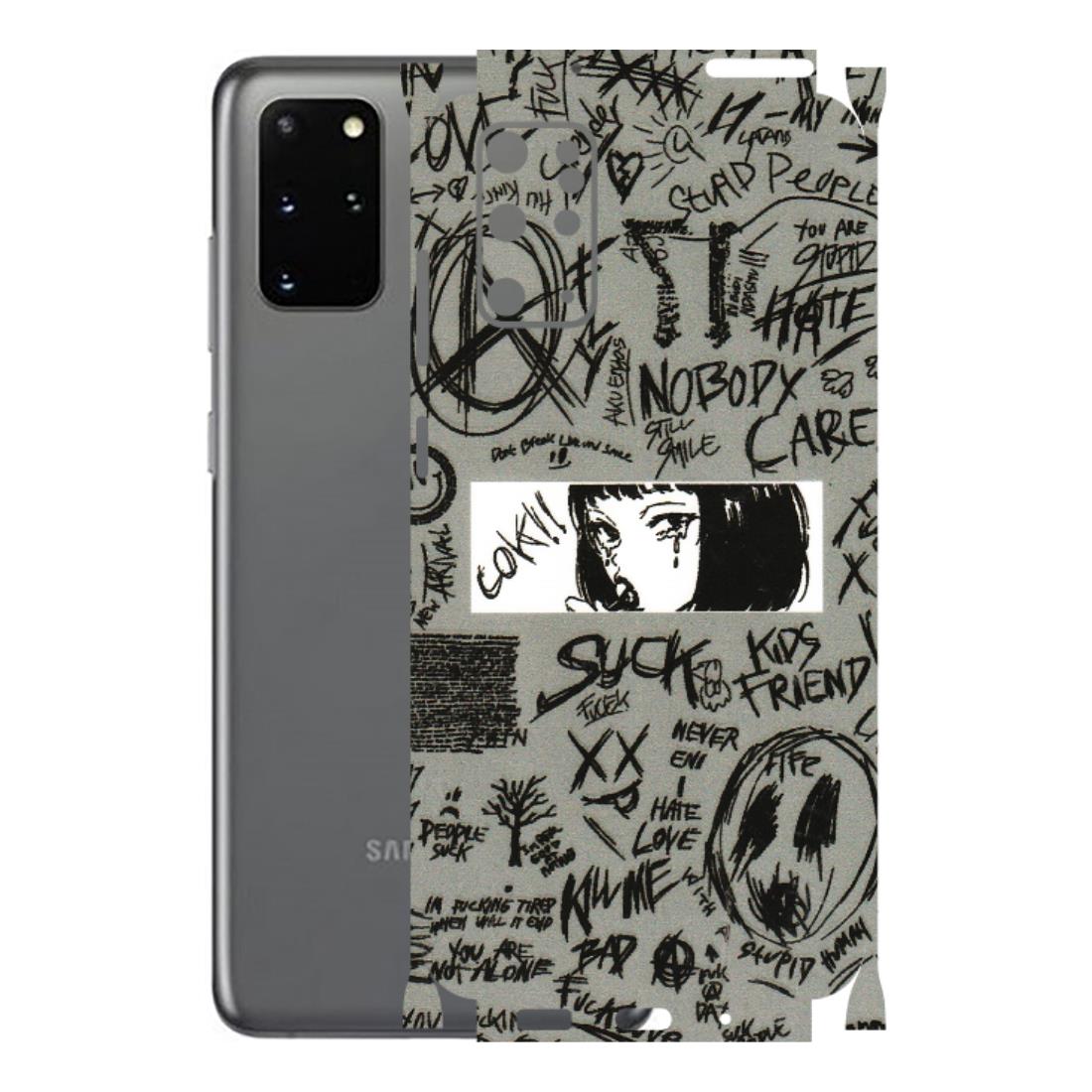 Samsung A/S Series Phone Skins (All Models) - Never Have Love Anime - 3D Embossed Finish (L-260) Samsung Galaxy S20 Plus
