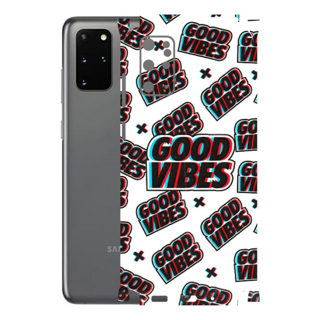 Samsung A/S Series Phone Skins (All Models) - Good Vibes - 3D Embossed Finish (L-282) Samsung Galaxy S20 Plus