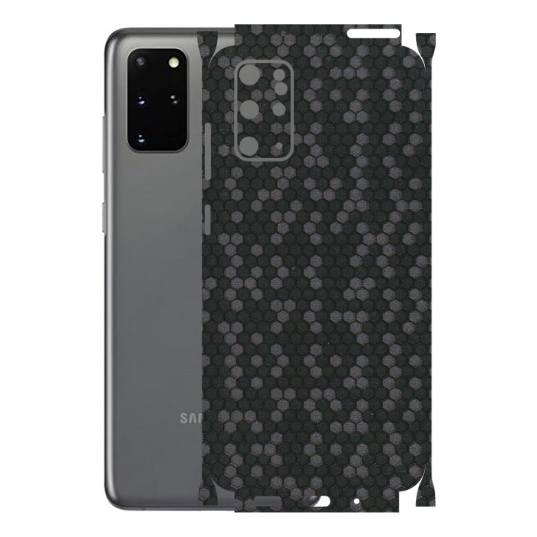 Samsung A/S Series Phone Skins (All Models) - Black Grey Honeycomb Sober - 3D Embossed Finish (L-85) Samsung Galaxy S20 Plus