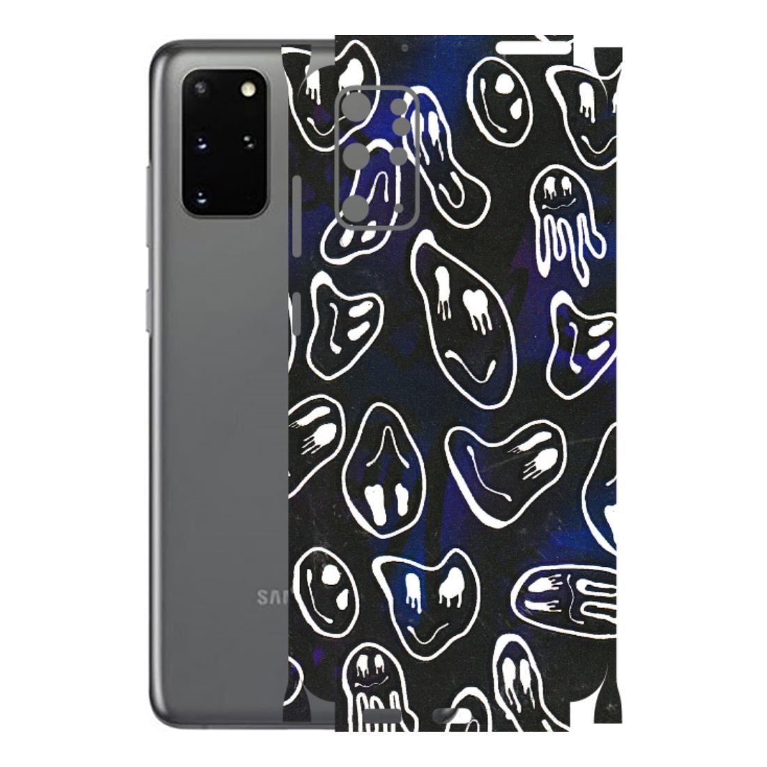 Samsung A/S Series Phone Skins (All Models) - Distorted Smileys - 3D Embossed Finish (L-92) Samsung Galaxy S20 Plus