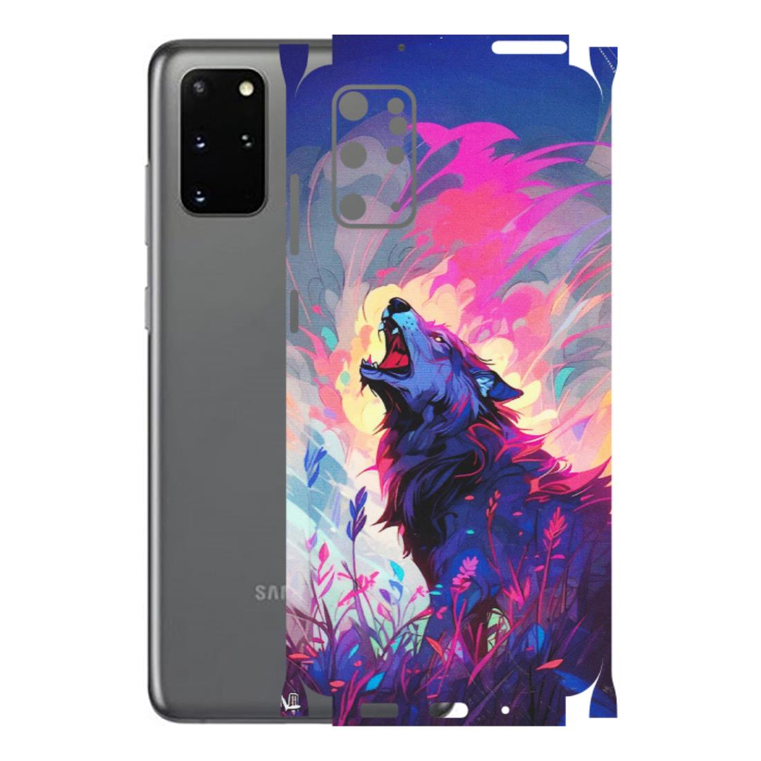 Samsung A/S Series Phone Skins (All Models) - New Wild Wolf Abstract - Matte Finish (M-125) Samsung Galaxy S20 Plus