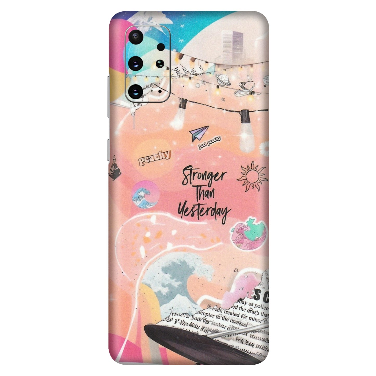 Samsung A/S Series Phone Skins (All Models) - Stronger Then Yesterday - Matte Finish (M-128) Samsung Galaxy S20 Plus