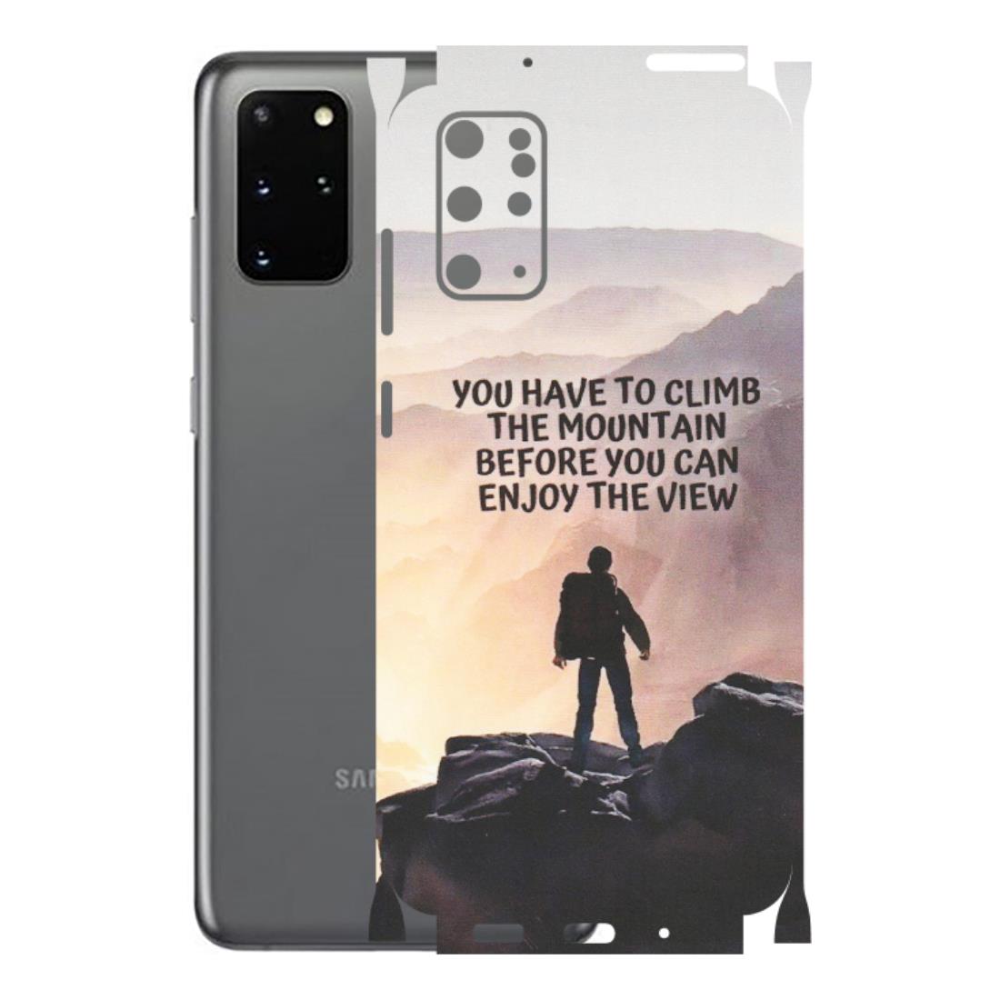 Samsung A/S Series Phone Skins (All Models) - Motivational Hiking Mountain - Matte Finish (M-28) Samsung Galaxy S20 Plus