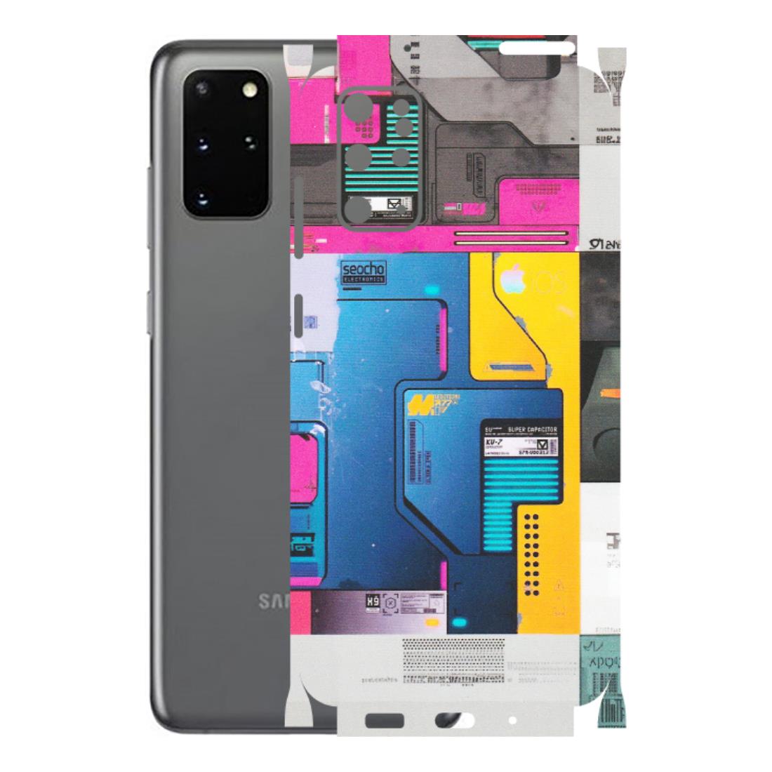 Samsung A/S Series Phone Skins (All Models) - Colourfull Motherboard Internals - Matte Finish (M-55) Samsung Galaxy S20 Plus