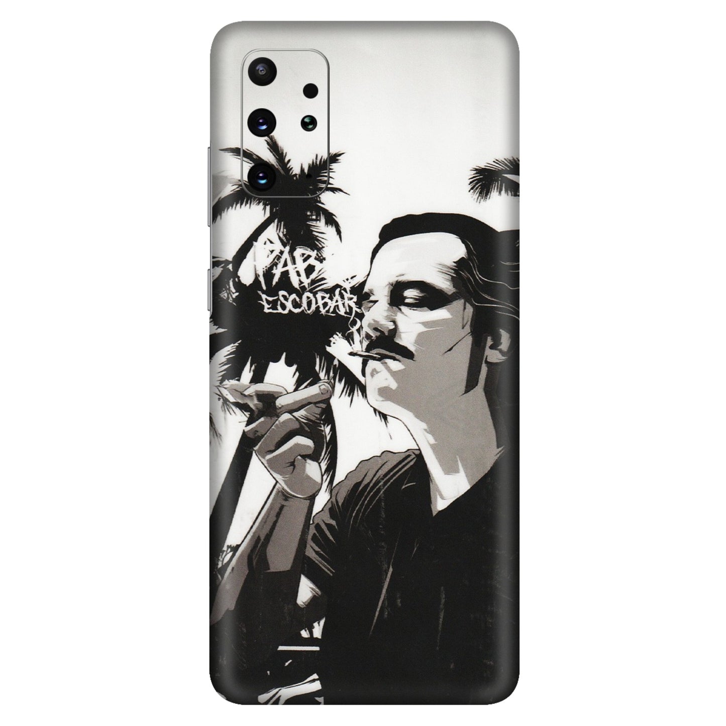 Samsung A/S Series Phone Skins (All Models) - Pab Escobar - Transparent Finish (T-05) Samsung Galaxy S20 Plus